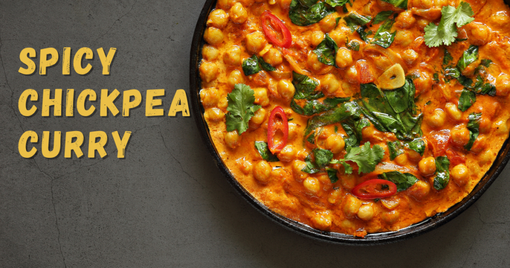 Spicy Chickpea and Spinach Curry