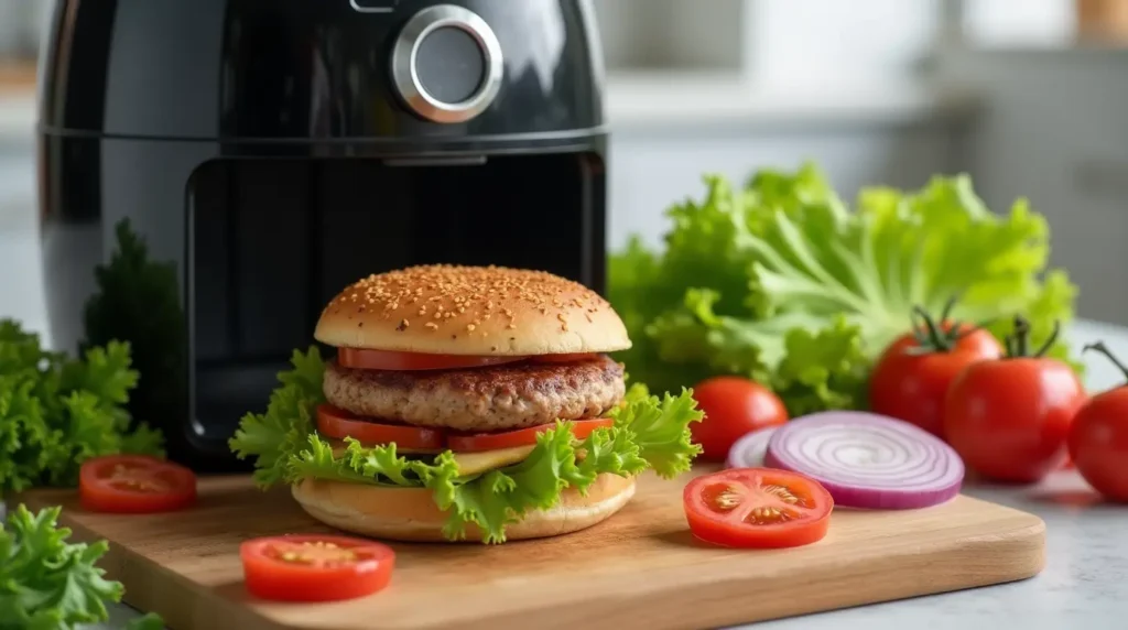 Frozen turkey burger air fryer