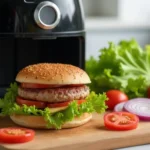 Frozen turkey burger air fryer